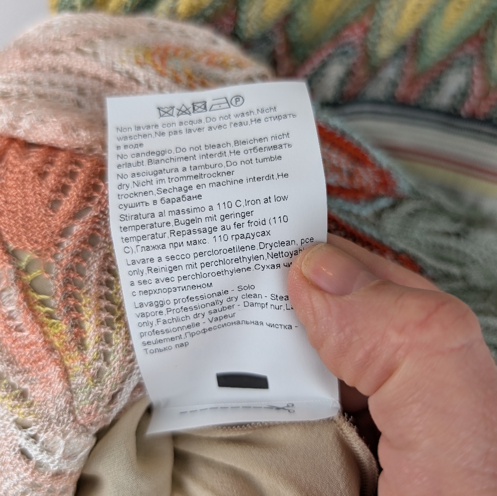 Missoni Knit Dress Size 10(46) In EUC - Picture 15 of 16